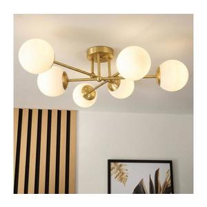 Brilagi - Lustră aplicată MALIVA 6xE14/15W/230V auriu/alb imagine