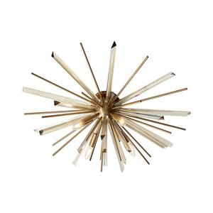 Endon 81937 - Plafonieră cu 4xE14/40W/230V, Ø 80 cm, aurie imagine