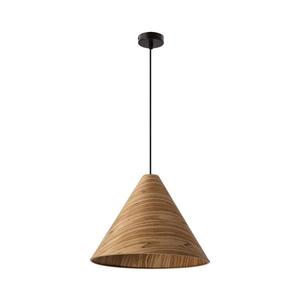 Pendul pe cablu CONO 1xE27/40W/230V, furnir din stejar imagine