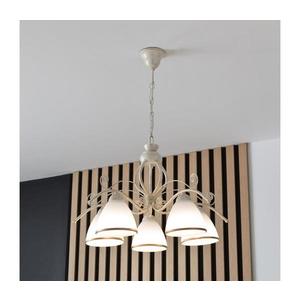 Brilagi - Lustră LED pe lanț ANTICO 5xE27/60W/230V 3000K patină albă imagine