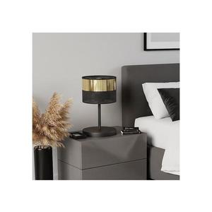 Lampă de masă LUX 1xE27/15W/230V negru/auriu imagine