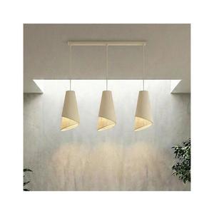 Lustră MODA pe cablu 3xE27/15W/230V bej/ratan imagine