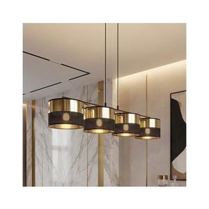 Lustră pe cablu LUX 4xE27/15W/230V negru/auriu imagine