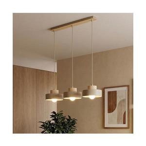 Lustră pe cablu KIVI 3xE27/15W/230V bej imagine