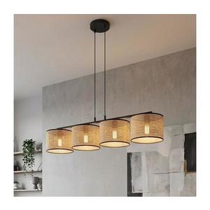 Candelabru ECO cu cablu, 4x E27/15W/230V, bej/ratan imagine