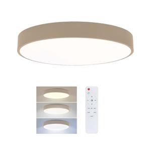 Brilagi - Plafonieră LED reglabilă POOL LED/36W/230V Ø 30 cm, bej + telecomandă imagine