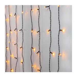 Perdea LED de Crăciun de exterior Eglo 410828 GOLDEN 80xLED 1, 3m IP44 alb cald imagine