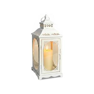 Felinar decorativ ROSEHILL, 40 cm, alb imagine