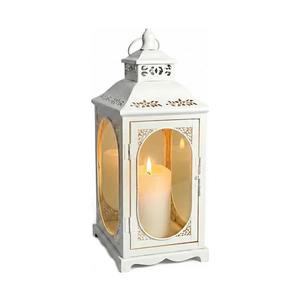 Felinar decorativ ROSEHILL, 54, 5 cm, alb imagine