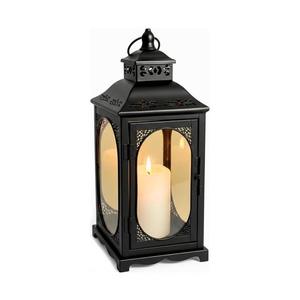 Felinar decorativ ROSEHILL, 54, 5 cm, negru imagine