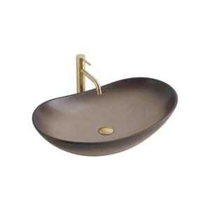 REA-U0626 - Lavoar pentru montaj pe blat ROYAL 36x62 cm ceramică/maro imagine