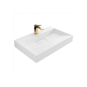 REA-U8902 - Lavoar pentru blat GOYA 46x70 cm conglomerat/alb mat imagine
