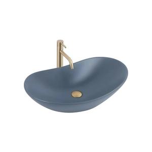REA-U6373 - Lavoar ROYAL pentru blat, 35, 5 x 61, 5 cm, ceramică, albastru imagine