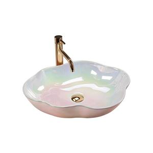 REA-U3309 - Lavoar de blat PEARL 38x50, 5 cm ceramică/multicoloră imagine