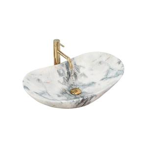 REA-U8742 - Lavoar pentru blat ROYAL 36x60, 5 cm ceramică/alb/imitație de piatră imagine