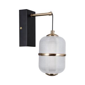 Lampă de perete LED ALANI, 6W, 230V, 3000K, negru/auriu - WL-34375-1-BK imagine