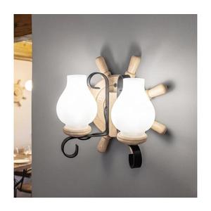 Brilagi - Aplica de perete TIMONA 2xE14/40W/230V stejar imagine