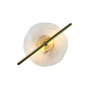 Aplica de perete LED RELAX, 5W, 230V, auriu/alb imagine