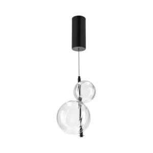 Candelabru LED suspendat pe cablu PLAYA LED/10W/230V negru imagine