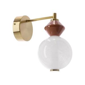 Lampa de perete FLORES LED/7W/230V auriu/maro imagine