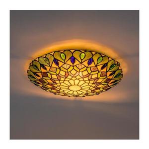 Brilagi - Lampă de tavan Tiffany MARGARET din vitralii, 2xE27/60W/230V, Ø 40 cm imagine