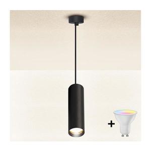 Brilagi - Pendul LED reglabil pe cablu SELE 1xGU10/4, 8W/230V negru imagine