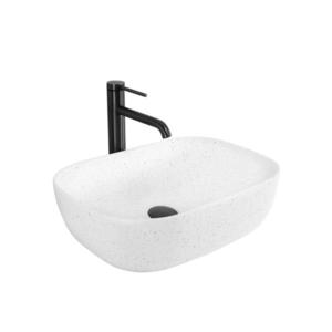 REA-U4001 - Lavoar BELINDA pentru blat, 33, 5 x 46, 5 cm, ceramică, alb mat imagine