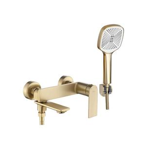 REA-B7963 - Set pentru cadă STORM, finisaj auriu periat imagine