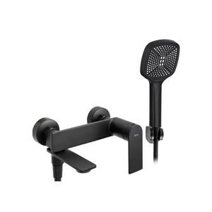 REA-B9989 - Set pentru cadă STORM, negru mat imagine