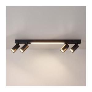 Brilagi - Spot LED SELE 4xGU10/30W/230V + LED/20W negru imagine