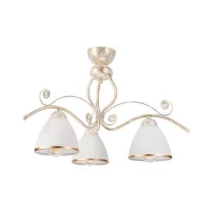 Brilagi - Lustră LED aplicată ANTICO 3xE27/60W/230V 3000K patină albă imagine
