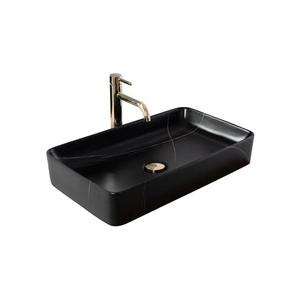 REA-U6510 - Lavoar pentru blat DENIS 35x61, 5 cm ceramică/negru mat imagine