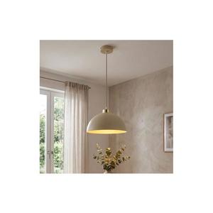 Brilagi - Pendul pe cablu, MOON 1x E27, 60 W, 230 V, Ø 30 cm, bej/auriu imagine