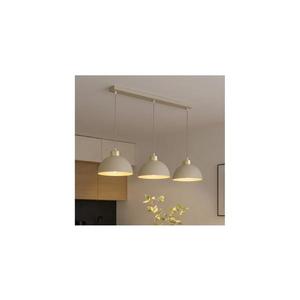 Brilagi - Lustră cu cablu MOON 3xE27/60W/230V bej/auriu imagine
