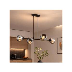 Brilagi - Lustră suspendată pe cablu DIOR 4xE27/60W/230V negru/gri fumuriu imagine