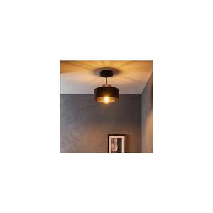 Brilagi - Lustră aplicată SPRING 1xE27/60W/230V negru/auriu imagine