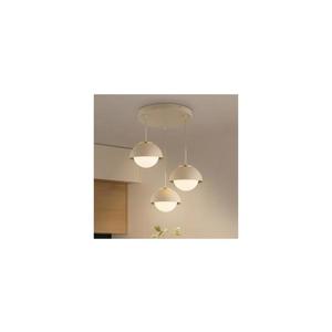 Brilagi - Lustră suspendată pe cablu COSMO 3xE27/60W/230V bej/auriu imagine
