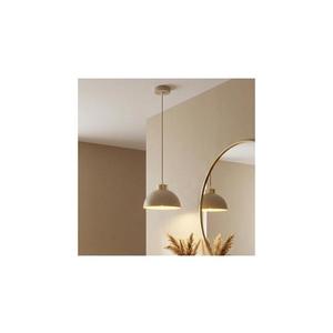 Brilagi - Lustru suspendat pe cablu MOON 1xE27/60W/230V Ø 18 cm, bej/auriu imagine