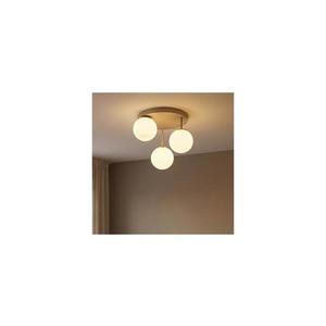 Brilagi - Lustră aplicată MILO ECRU 3xE27/60W/230V bej/auriu imagine