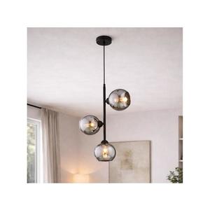 Brilagi - Lustră suspendată pe cablu DIOR 3xE27/60W/230V negru/gri fumuriu imagine