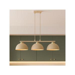 Brilagi - Lustră suspendată pe cablu MOON 3xE27/60W/230V bej/auriu imagine