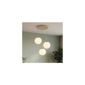 Brilagi - Lustră suspendată pe cablu MILO ECRU 3xE27/60W/230V, bej/auriu imagine