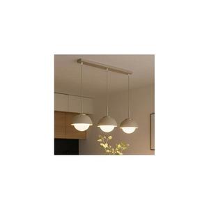 Brilagi - Lustră suspendată pe cablu COSMO 3xE27/60W/230V bej/auriu imagine