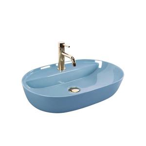 REA-U6618 - Lavoar AURA pentru blat, 41 x 61 cm, ceramică, albastru lucios imagine