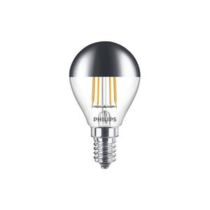 Bec LED cu cap sferic oglindit DECO Philips P45 E14/4W/230V 2700K imagine