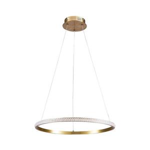 Lustră LED suspendată pe cablu DIANA LED/25W/230V 4000K Ø 50 cm auriu imagine