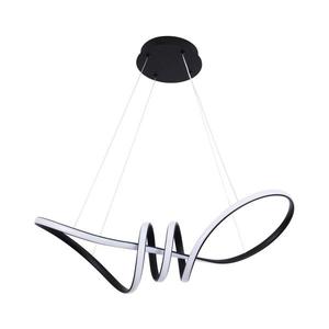 Lustră LED suspendată FLAVIA, 44 W, 230 V, neagră imagine