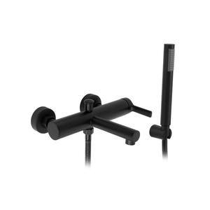 REA-B4523 - Set pentru cadă PIXEL, finisaj negru mat imagine