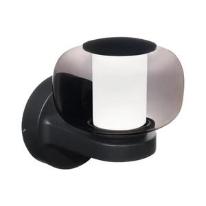 Aplica LED de exterior MALAGA, 12W/230V, IP44, neagră imagine