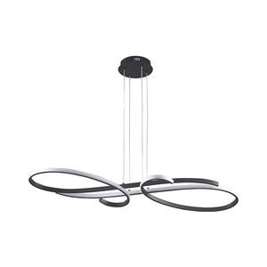 Lustră suspendată VIOLIN LED/40W/230V, neagră imagine